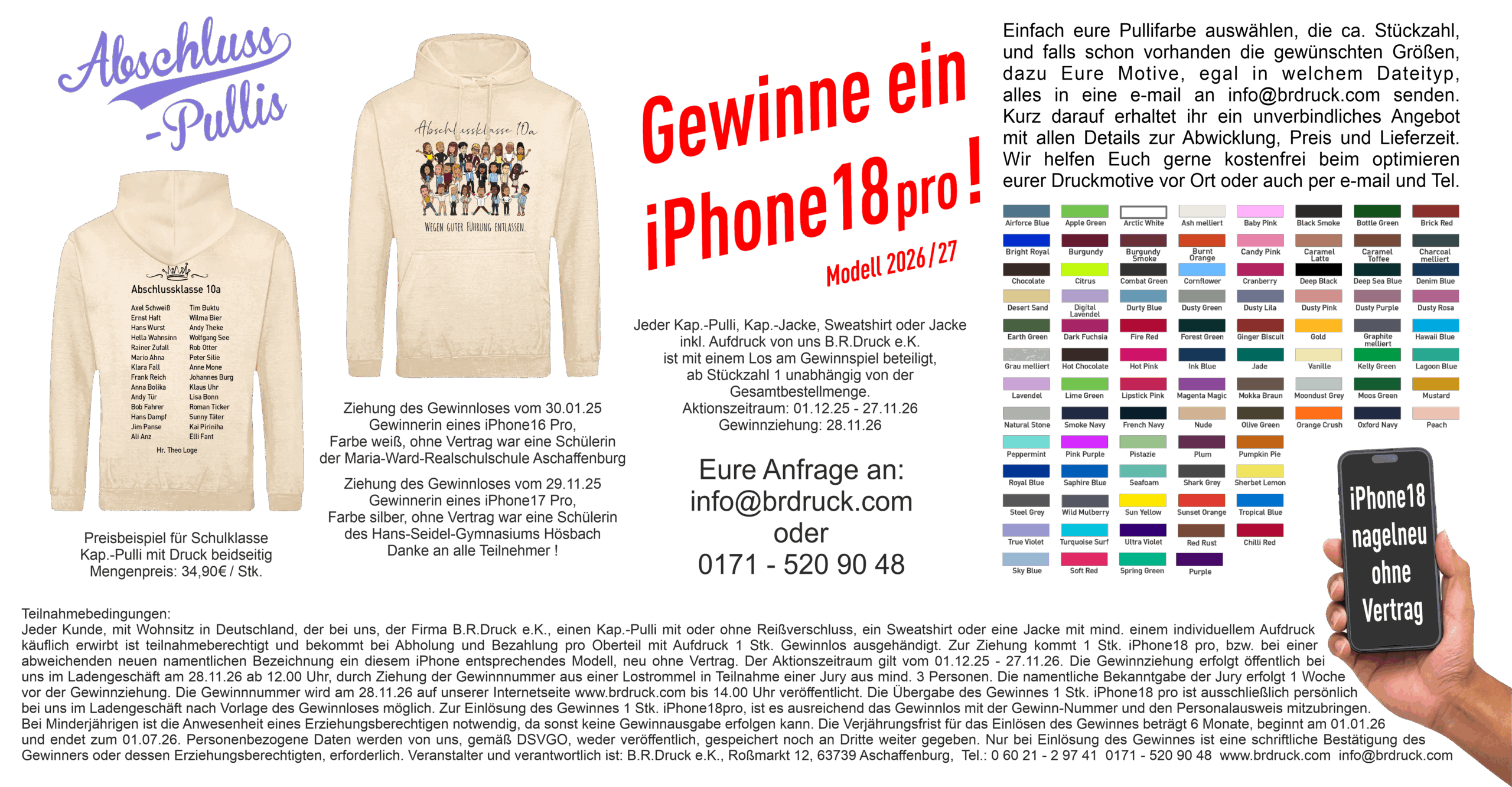 B.R.Druck iPhone Gewinnspiel